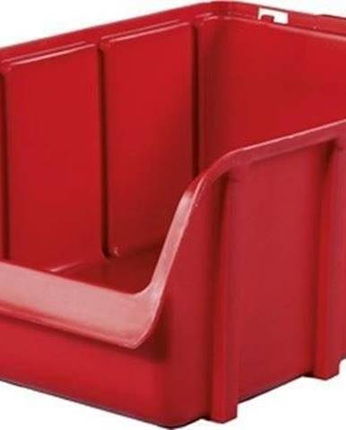 Tood Plastový box 490x308x188 mm,  stohovateľný,  červený
